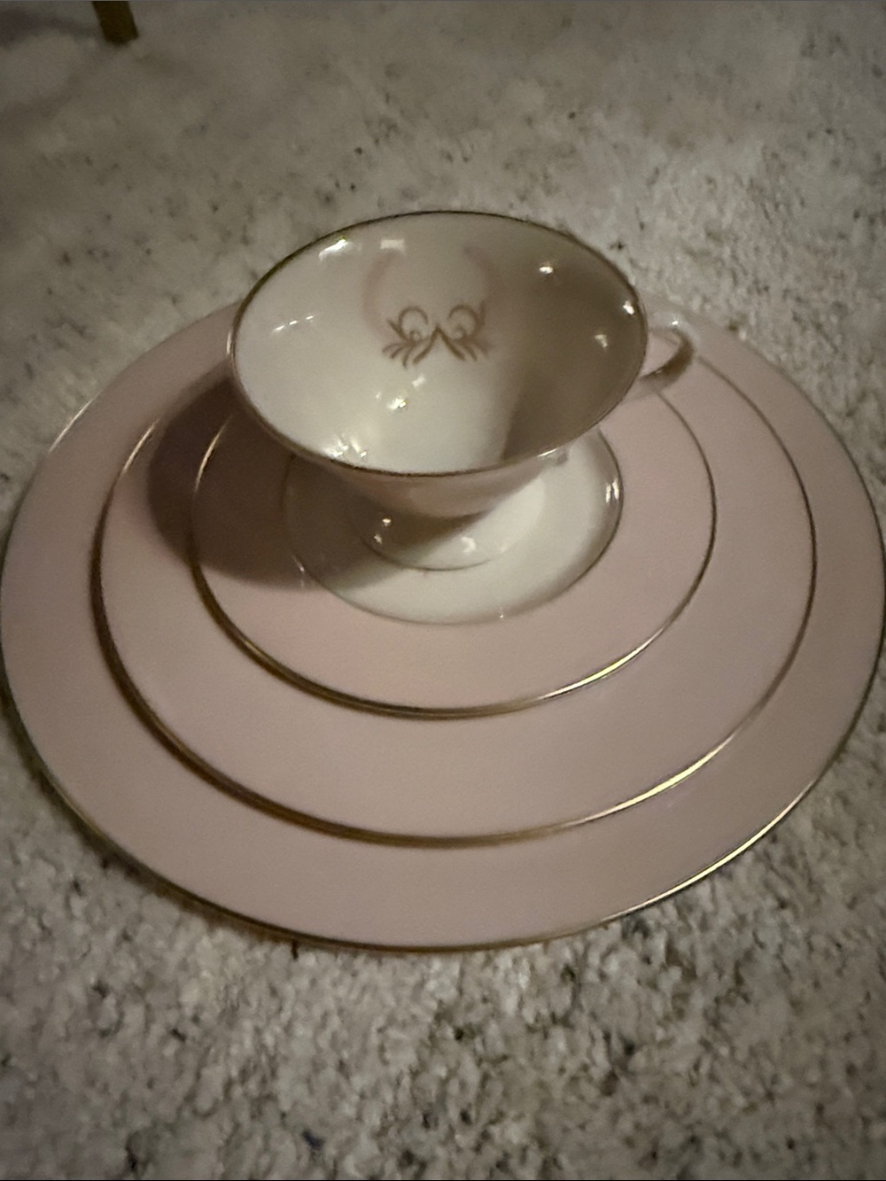 Vintage place setting